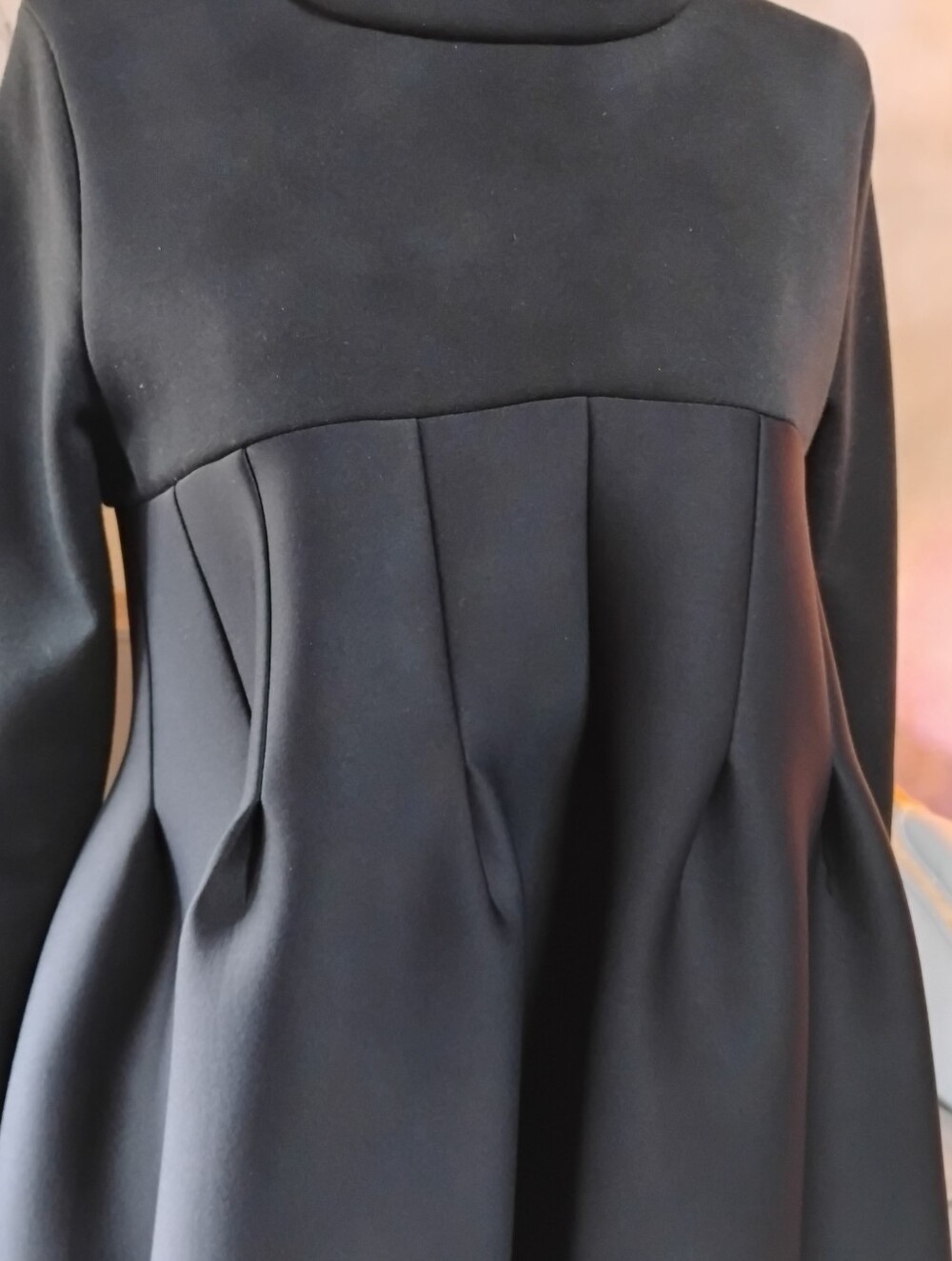 RARE! NWOT Fasada 2012 neoprene swing turtleneck dress, never worn! - Picture 7 of 9